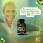 FREZZOR Omega 3 Black - New Zealand Green Lipped Mussel Oil, 60 Softgels