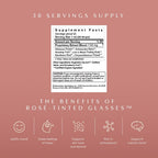 Apothékary Rosé-Tinted Glasses - Gotas herbales sin alcohol para ánimo y concentración - Orgánico - 30 ml
