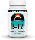Source Naturals Vitamina B-12 2000 mcg - 100 Comprimidos Sublinguales