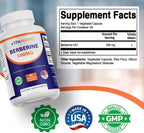 Vitamatic Berberine 500mg - 180 Cápsulas Veganas - Suplemento de Berberina
