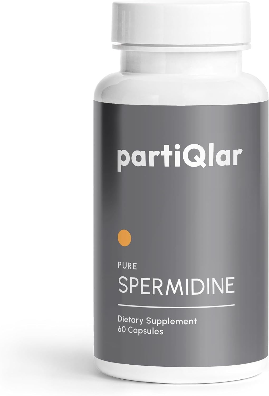 partiQlar Spermidine Supplement 8mg - High Purity Wheat Germ Extract - 60 Veggie Capsules