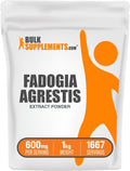 BulkSupplements Fadogia Agrestis Extracto en Polvo, 600mg por Servicio, 1 kg