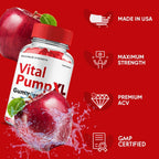 Vital Pump XL Gummies - Suplemento de Alto Rendimiento, Fórmula 100% Natural (2 Envases)