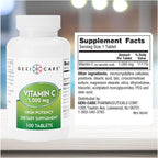 GeriCare Vitamina C 1000 mg – Alta Potencia – 100 Comprimidos