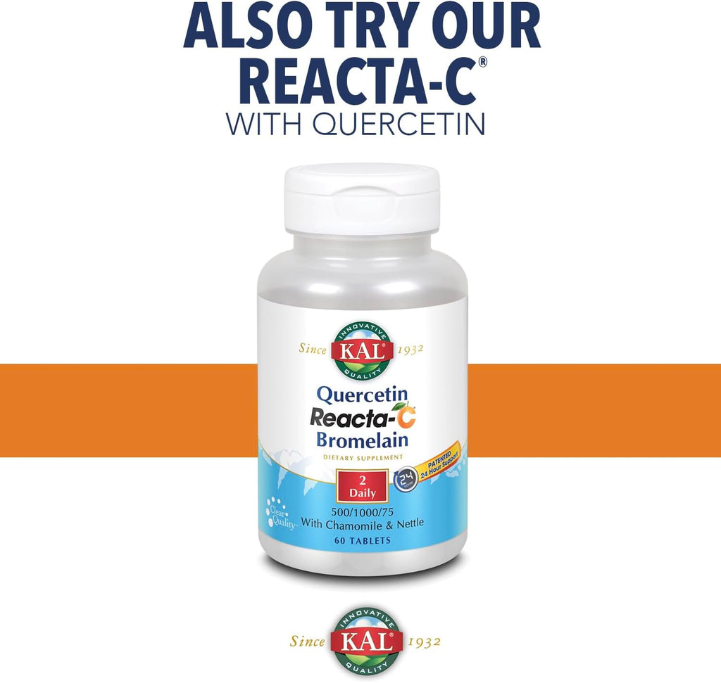 KAL Reacta-C con Bioflavonoides - 120 Comprimidos
