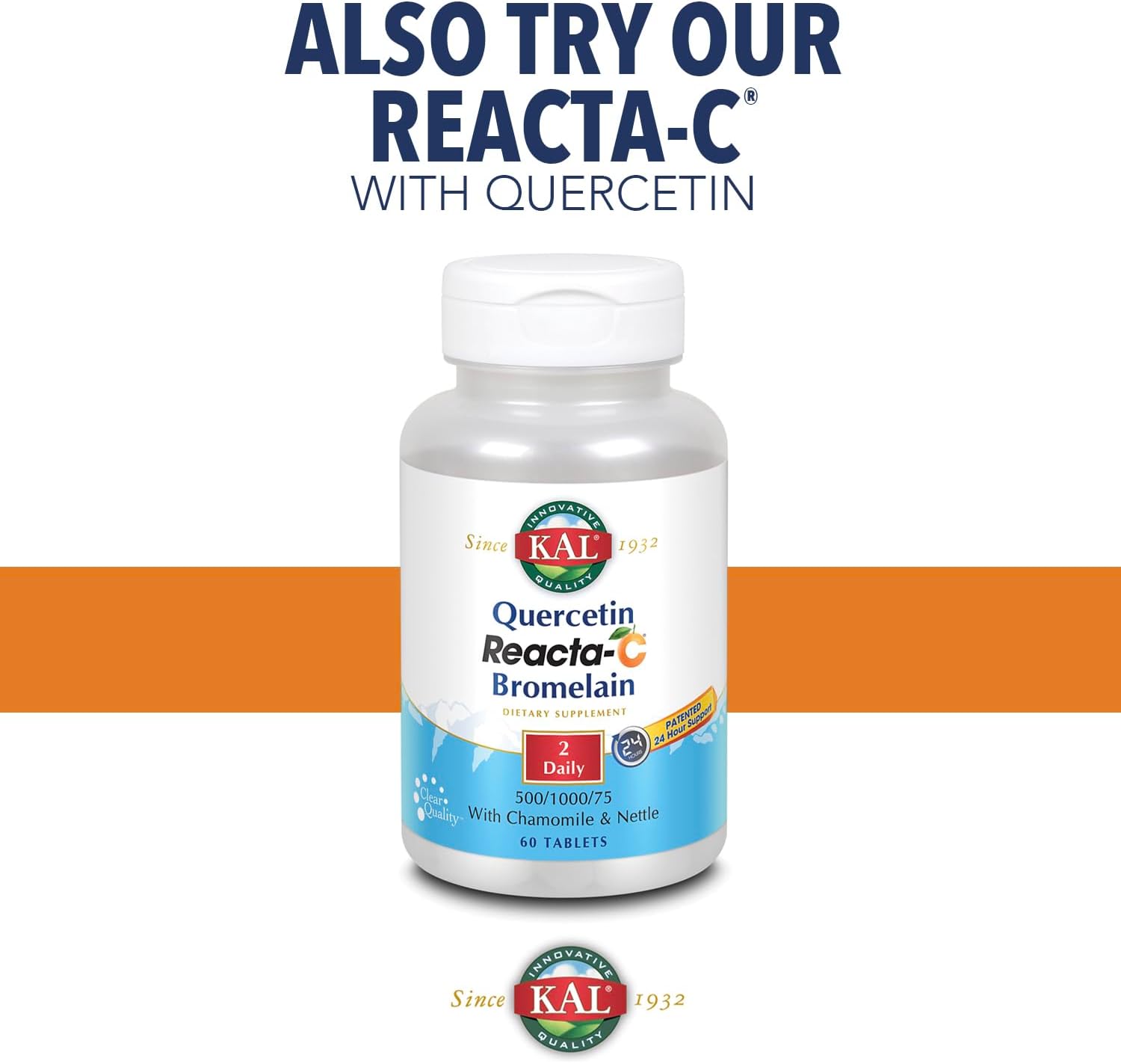 KAL Reacta-C con Bioflavonoides - 120 Comprimidos