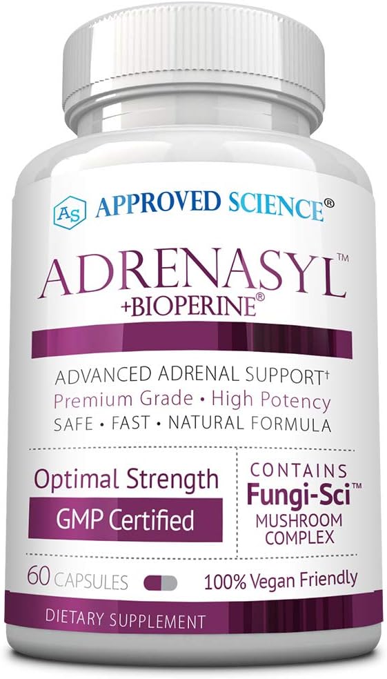 Adrenasyl de Approved Science - Apoyo para las Glándulas Suprarrenales - 60 Cápsulas