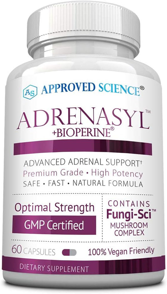 Adrenasyl de Approved Science - Apoyo para las Glándulas Suprarrenales - 60 Cápsulas