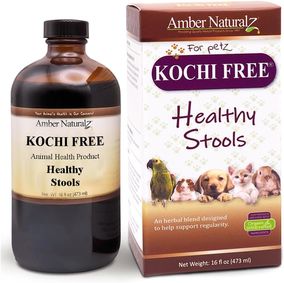 Amber NaturalZ Kochi Free Suplemento Herbario para Mascotas – 118 ml (4 oz)