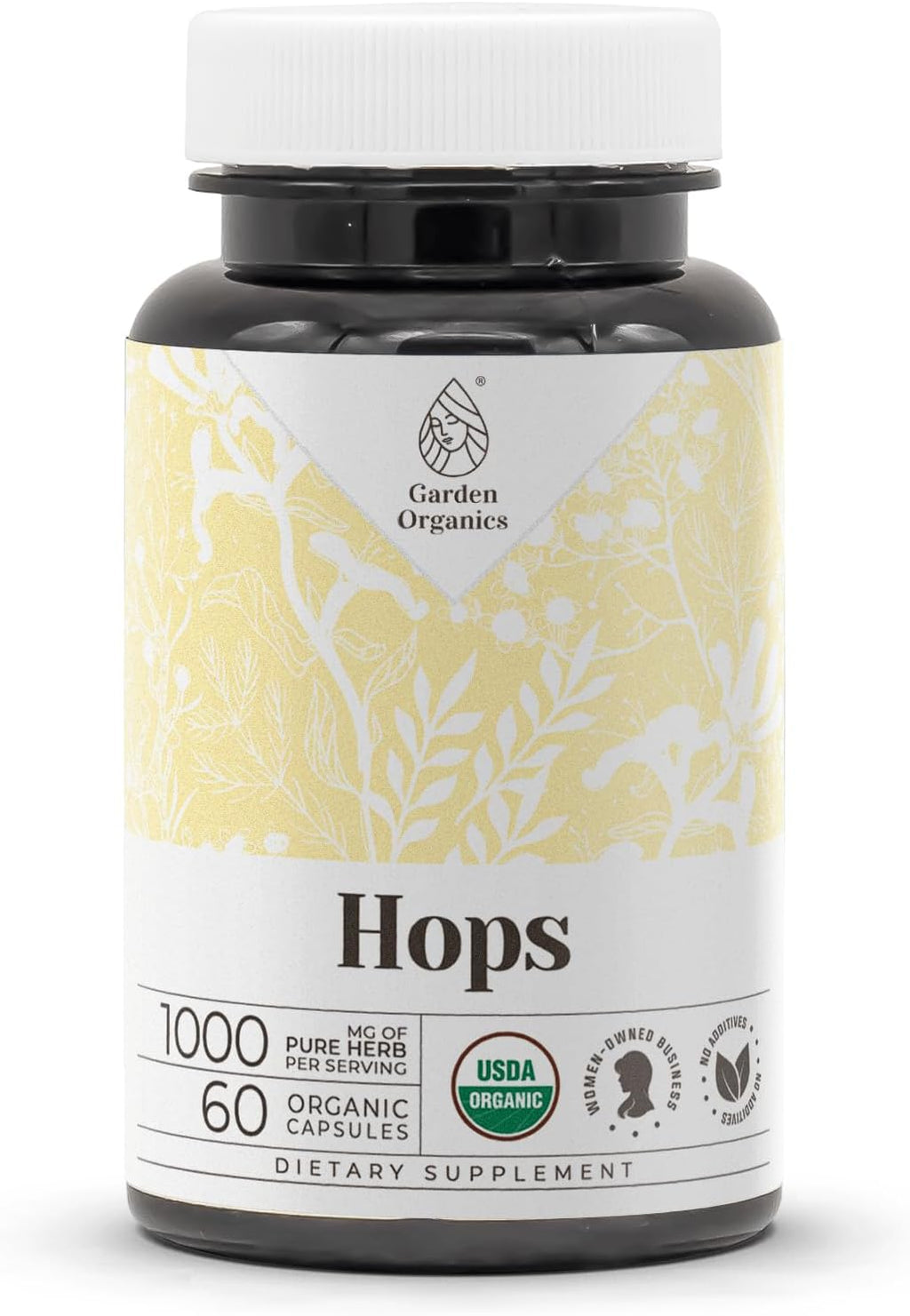 Cápsulas de Lúpulo Orgánico (Humulus lupulus) - 60 Cápsulas Vegetales de Alta Potencia