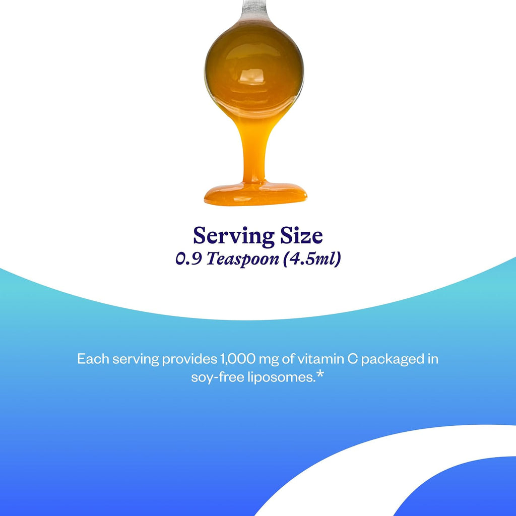 Seeking Health Optimal Liposomal Vitamin C - Sabor Limón | 1000 mg | 150 ml
