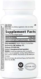 GNC Vitamin E 200mg Supplement, Supports a Healthy Cardiovascular System, 100 Servings