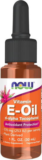Aceite de Vitamina E Natural (D-Alfa Tocoferol) – 1 Onza (30 ml)