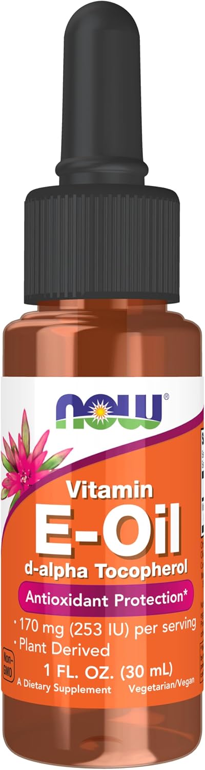 Aceite de Vitamina E Natural (D-Alfa Tocoferol) – 1 Onza (30 ml)
