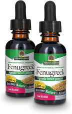 Nature's Answer Extracto de Semilla de Fenogreco con Alcohol Orgánico - 1 Onza Líquida