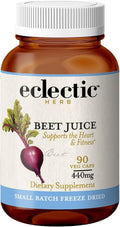 Eclectic Herb - Cápsulas de Jugo de Remolacha Orgánico | Suplemento Natural | 90 Cápsulas | 440 mg