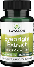 Swanson Eye Bright Extract 400 mg 60 Capsules