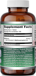 Amazing Formulas Melatonin Supplement - 20 mg - 120 Tablets