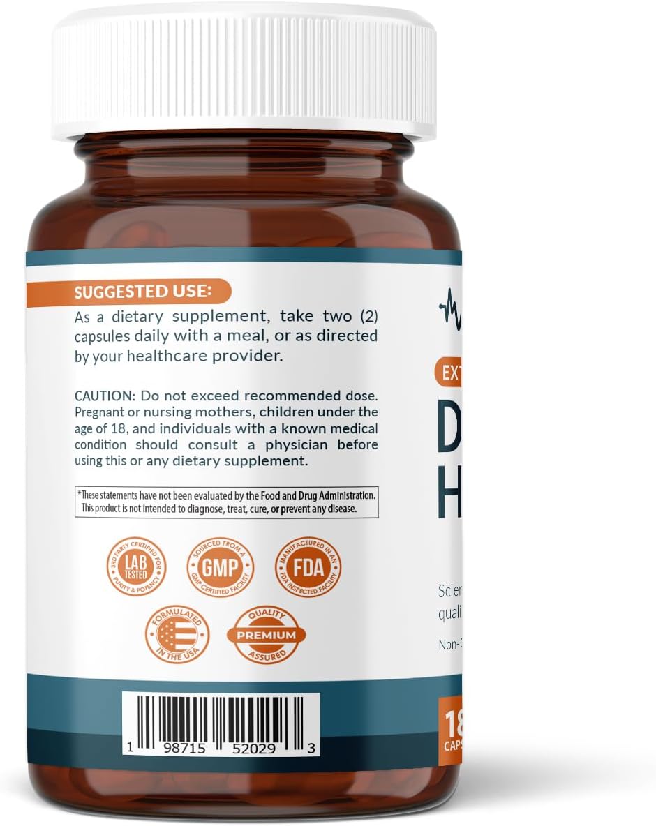 Hesperidin Plus 1000mg por Ración (180 Cápsulas Vegetarianas) - 90 Días de Suministro