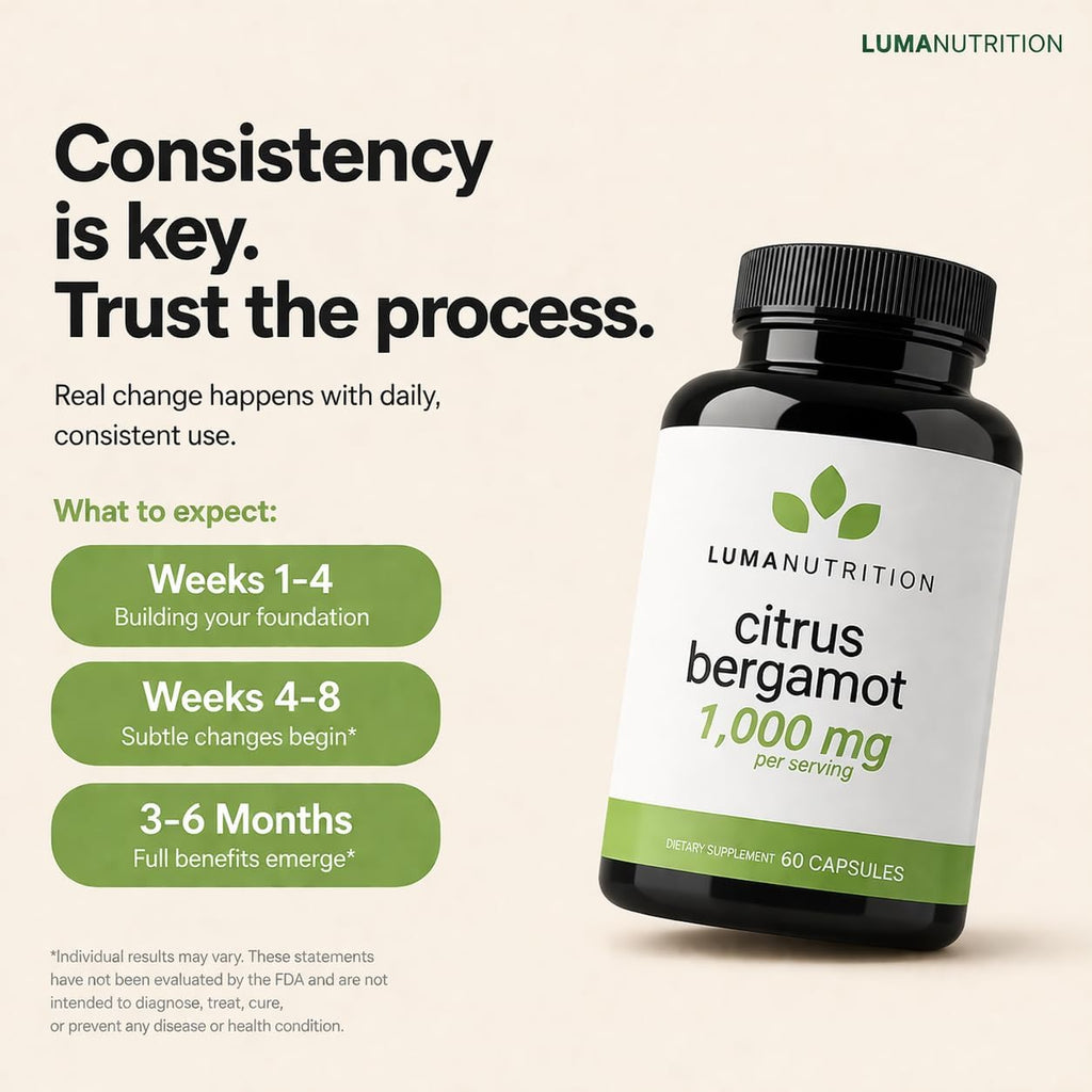 Luma Nutrition Citrus Bergamot 1000mg por ración - 60 cápsulas