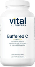Vital Nutrients Vitamina C Tamponada 500mg - 220 Cápsulas Veganas