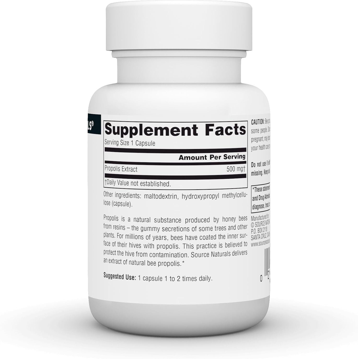 Source Naturals Extracto de Propóleo 500 mg, 30 Cápsulas