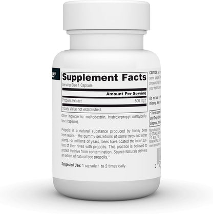 Source Naturals Extracto de Própolis 500 mg, 30 Cápsulas – Image 3