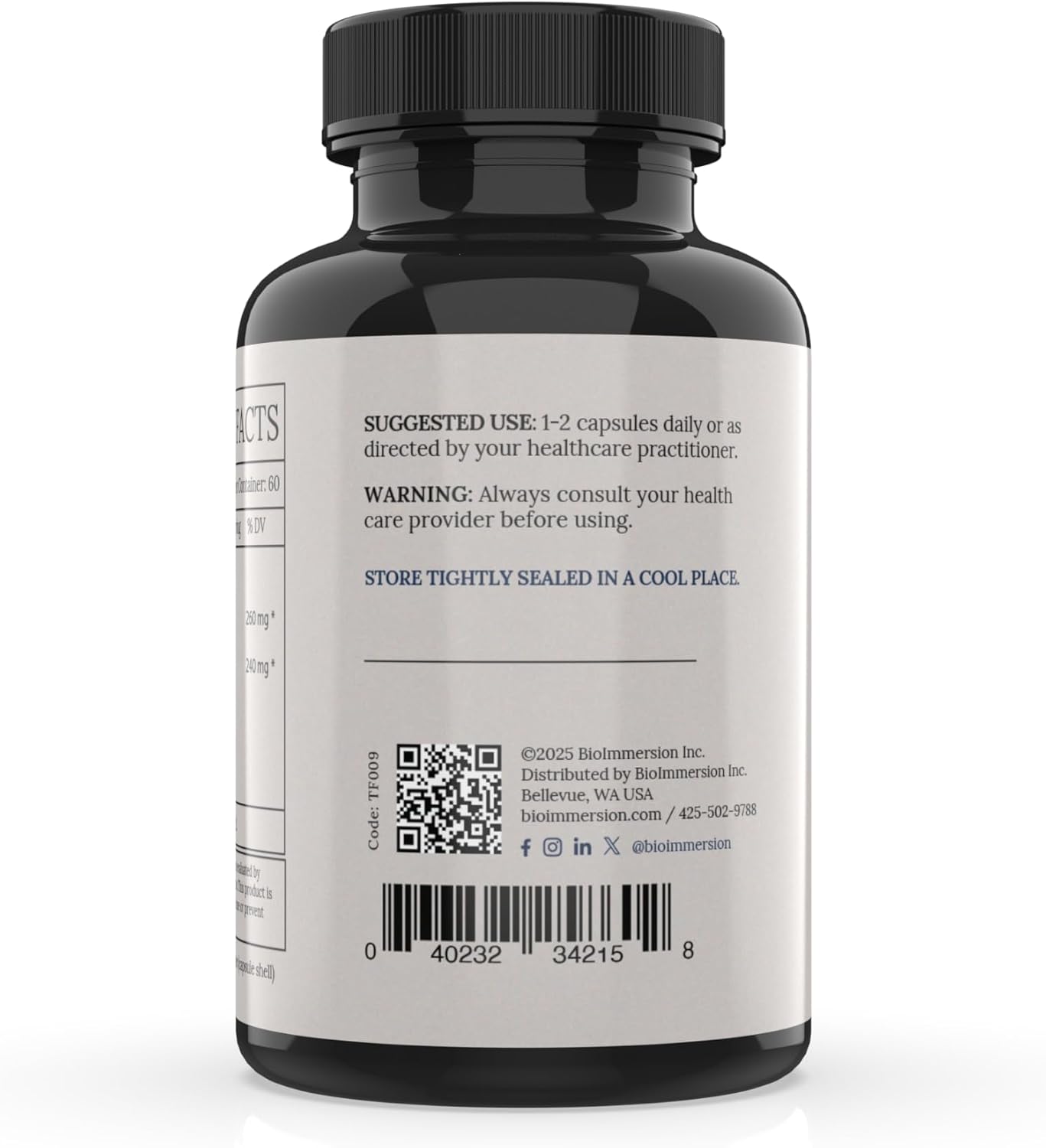 Suplemento de Boro Biodisponible, 6mg, 60 Cápsulas - Fructo Borato - BioImmersion