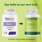 BESTVITE Relora 250mg – 120 Cápsulas Vegetales – Suplemento para el Estrés Ocasional