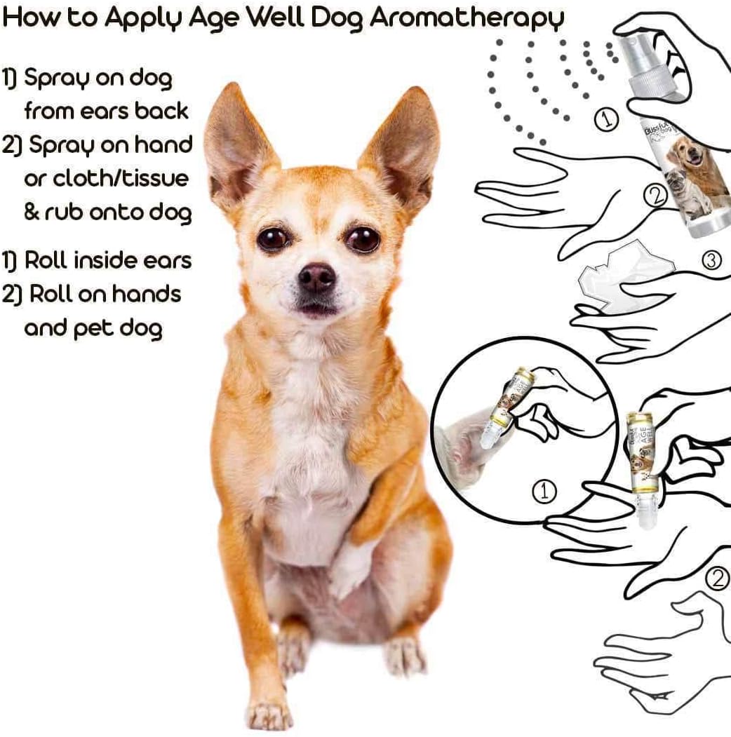 The Blissful Dog Age Well Spray Aromaterapia para Chihuahua