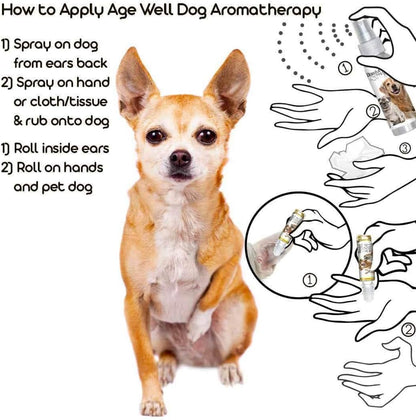 The Blissful Dog Age Well Spray Aromaterapia – Agita bien el frasco antes de cada uso para activar los aceites – Image 4