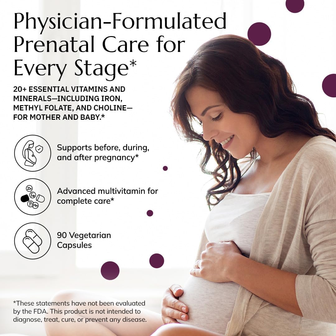 Neurobiologix Prenatal Evolved - Multivitamínico Prenatal Completo para Mujeres