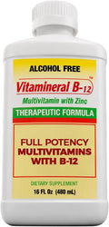 Vitamineral B-12 Líquido Multivitamínico con Zinc y Complejo B – 473 ml