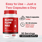 Blood Flow Max, 60 Cápsulas – Suplemento para el Bienestar General