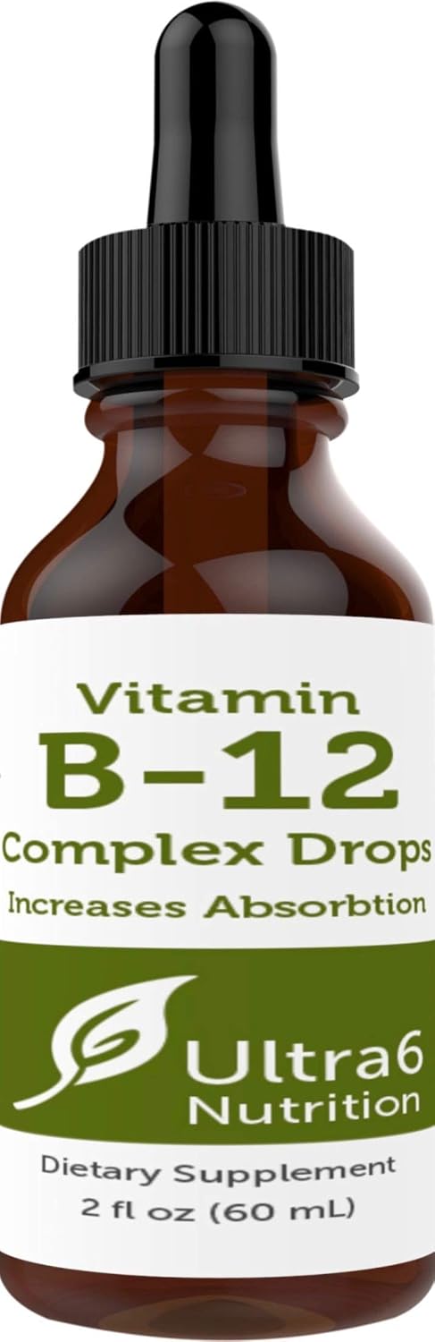 Vitamina B12 Sublingual en Gotas Líquidas - Metilcobalamina 90 Días - Suplemento Energético