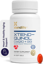Xtendlife CX8 Suplemento para la Salud Cardiovascular con Vitamina K2 MK7, D3, Tocotrienoles y Espino Amarillo (30 días)