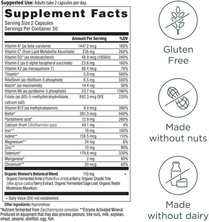 Ancient Nutrition Multivitamin for Women, – Vitamina K metilada: Importante para la coagulación sanguínea y la – Image 3