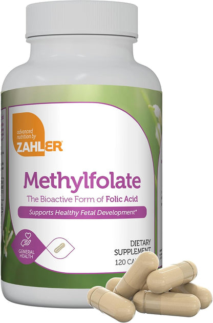 Zahler Metilfolato (L-Metilfolato) 1000 mcg – Desarrollo fetal: El folato contribuye al crecimiento de los tejidos – Image 1