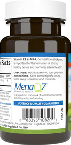Carlson – Vitamina K2 MK-7 (Menaquinona), 180 mcg, 90 Softgels
