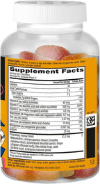 Airborne Gominolas de Vitamina C + Zinc para Niños, 500mg, Sabor Frutas Variadas, Sin Gluten, 126 Gominolas (2 Paquetes)