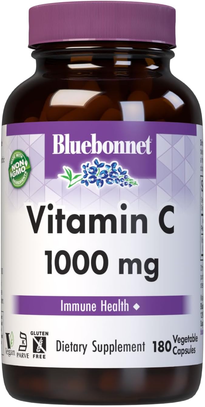 Bluebonnet Nutrition Vitamin C 500 mg, Vegetable Capsules, Ascorbic Acid
