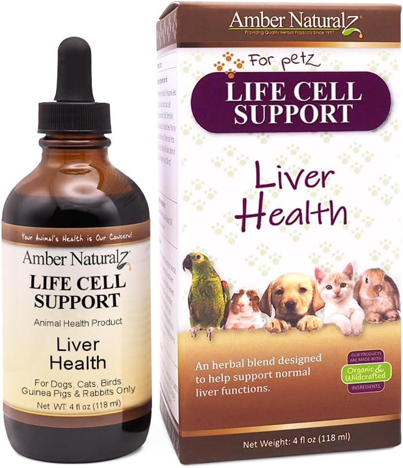 Amber NaturalZ Soporte Celular Life Suplemento Herbal para Mascotas – 30 ml
