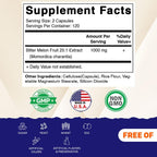 Vitamatic Melón Amargo – Extracto Concentrado 25X – Cápsulas Vegetarianas – 240 Unidades