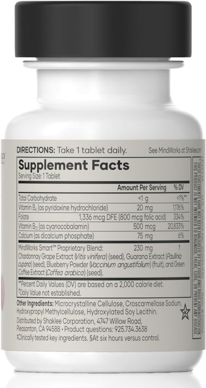Shaklee MindWorks – Suplemento para la función cognitiva – 30 comprimidos – Image 2