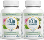 VITAL NUTRITIVE Vital Hair Complex - Biotina y Vitaminas B para Cabello, Piel y Uñas