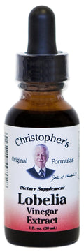 Extracto de Lobelia en Vinagre - Dr. Christopher, 1 oz (30 ml)