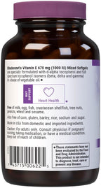 Bluebonnet Vitamina E 1000 UI con Tocoferoles Mixtos, 50 cápsulas