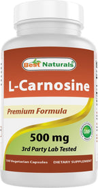 Best Naturals L-Carnosine 500 mg 100 Vcaps