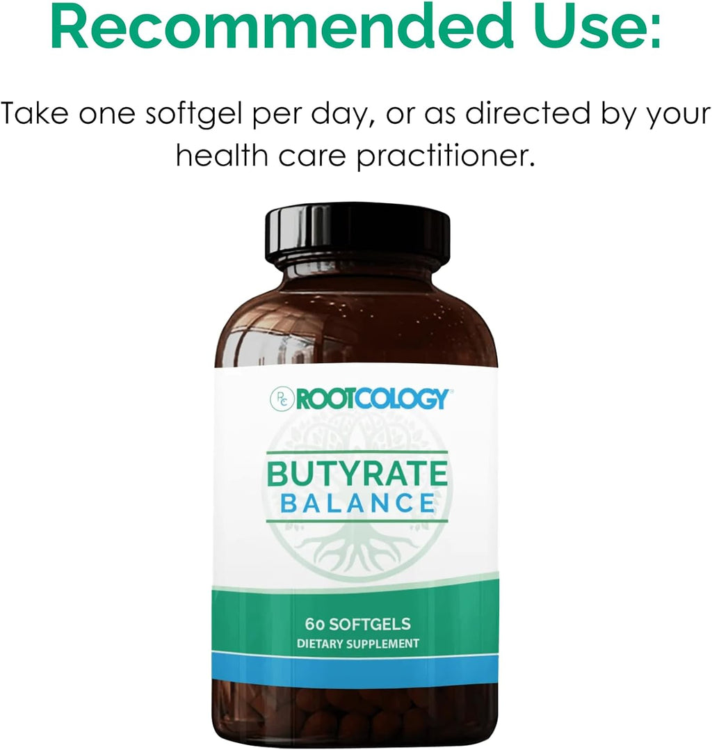 Butyrate Balance | Postbiótico de Tributirina para la Salud Intestinal | 60 Softgels
