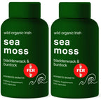 Advanced Bionetix Cápsulas de Musgo Marino Orgánico Irish Sea Moss con Bladderwrack y Bardana (120 Cápsulas)